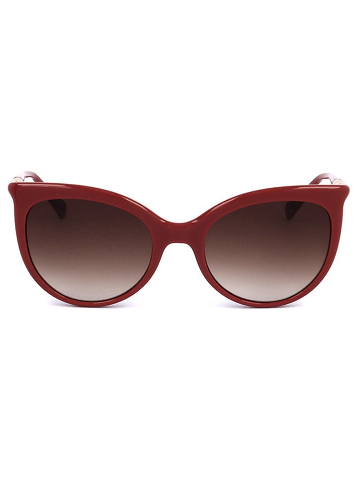 Longchamp Damen-Sonnenbrille in Rot/ Braun - 61% | Größe 54 | Damen-brillen
