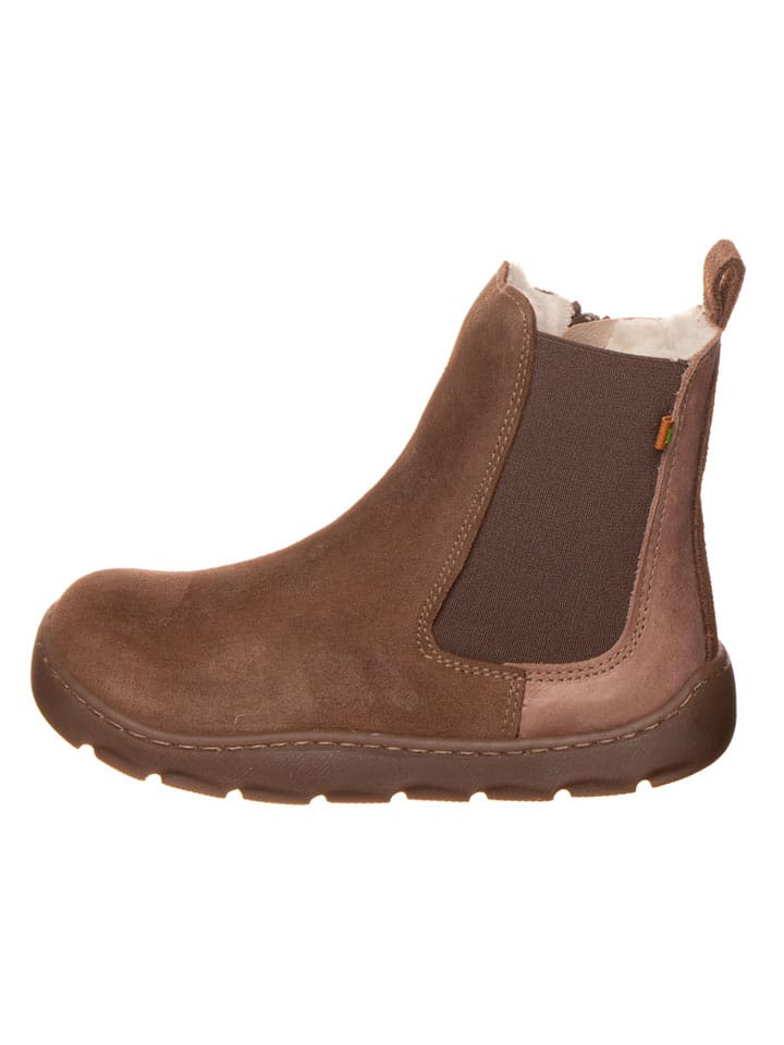 El Naturalista Leder-Chelsea-Boots in Hellbraun - 63% | Größe 28 | Kinderstiefeletten