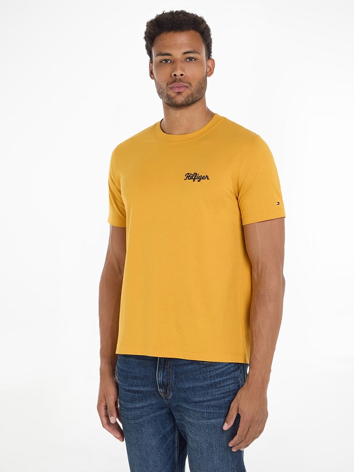 TOMMY JEANS Shirt in Gelb - 55% | Größe M | Herren-plussize