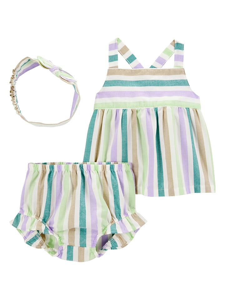 carter's 3tlg. Outfit in Bunt - 67% | Größe 74 | Baby-kleider-roecke