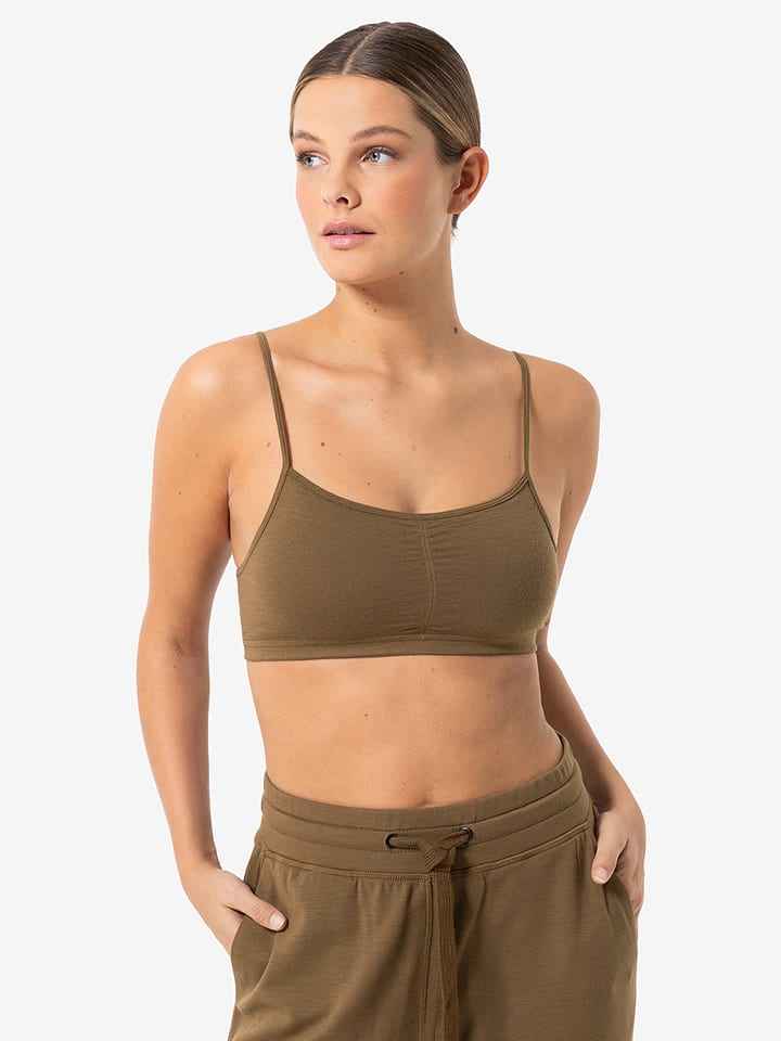 super.natural Bustier "Cosy" in Hellbraun - 72% | Größe S | Damen-bhs