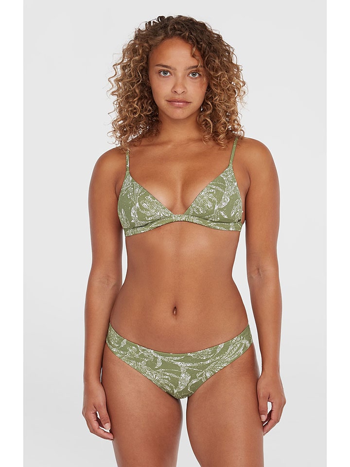 O'Neill Bikini-Hose "Maoi" in Khaki - 77% | Größe 36 | Damen-bademode