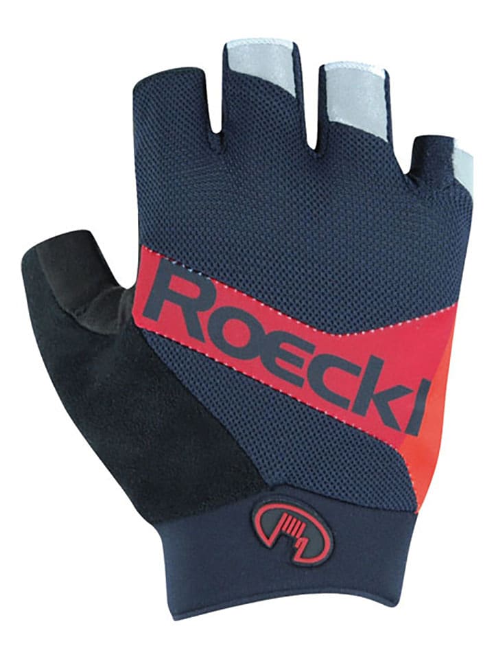 Roeckl SPORTS Fahrradhandschuhe "Iseo" in Schwarz/ Rot - 27% | Größe 9 | Damenhandschuhe