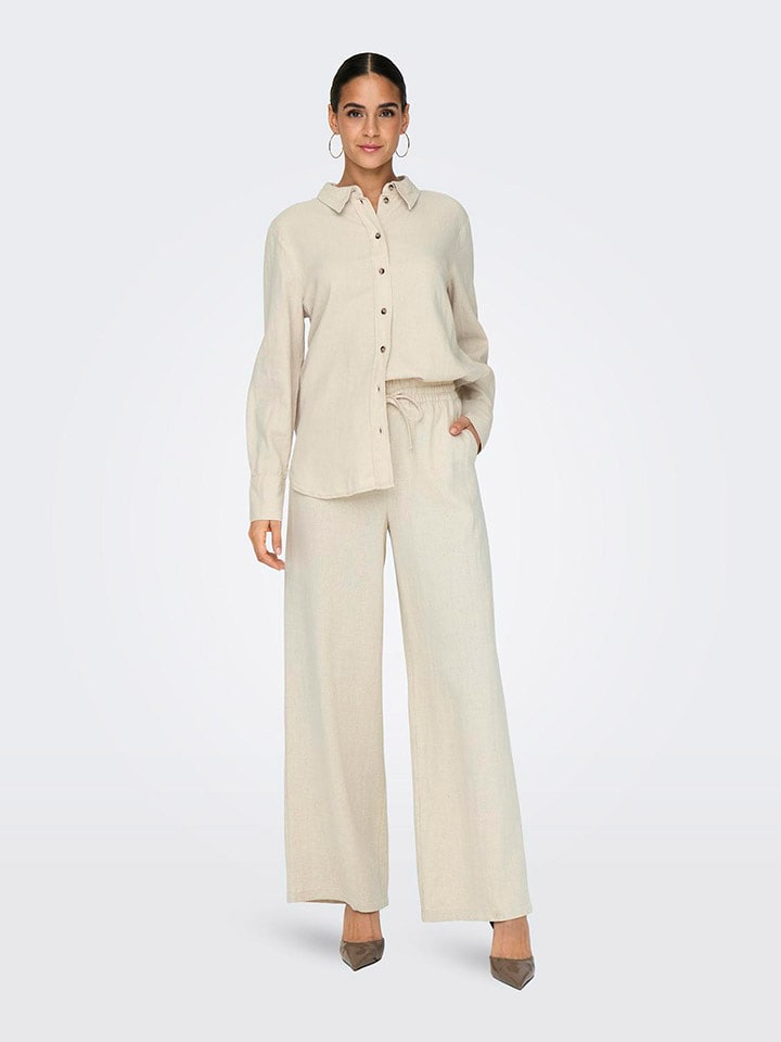JDY Hose in Beige - 52% | Größe M/L32 | Damenhosen