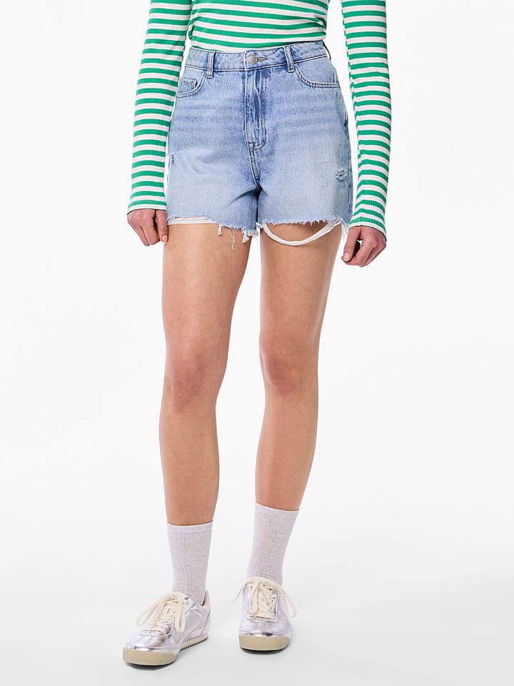 Pieces Jeans-Shorts "Summer" in Hellblau - 37% | Größe L | Shorts
