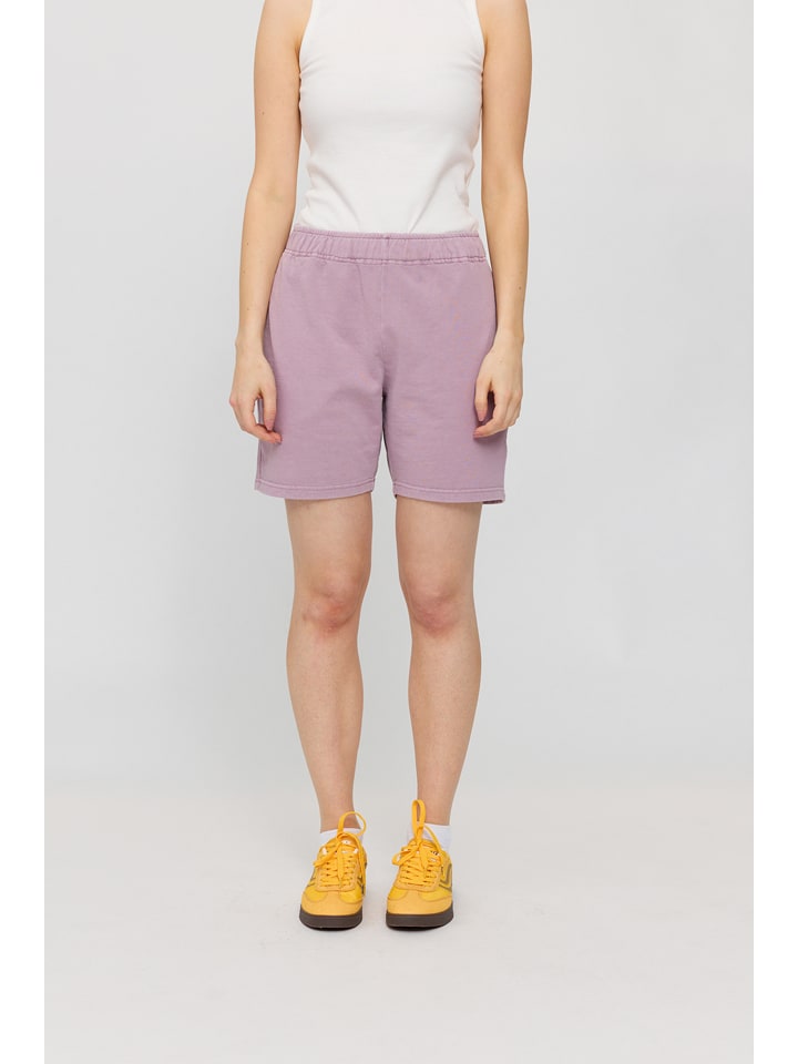 MAZINE Sweat-Shorts "Natural Dye" in Mauve - 59% | Größe M | Shorts