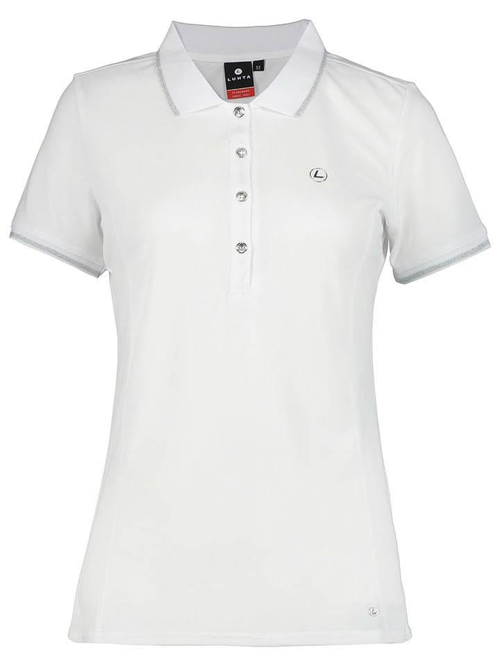 LUHTA Shirt "Kivimaa" in Weiß - 77% | Größe L | Damen-tops