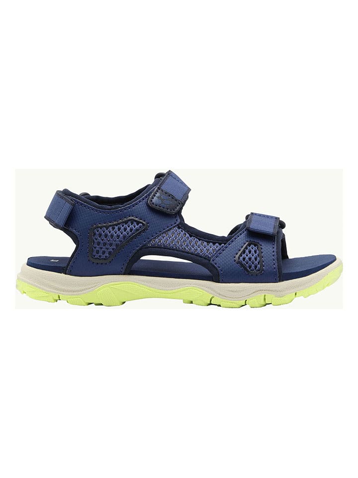 Jack Wolfskin Sandalen in Dunkelblau/ Hellgrün - 26% | Größe 31 | Kindersandalen