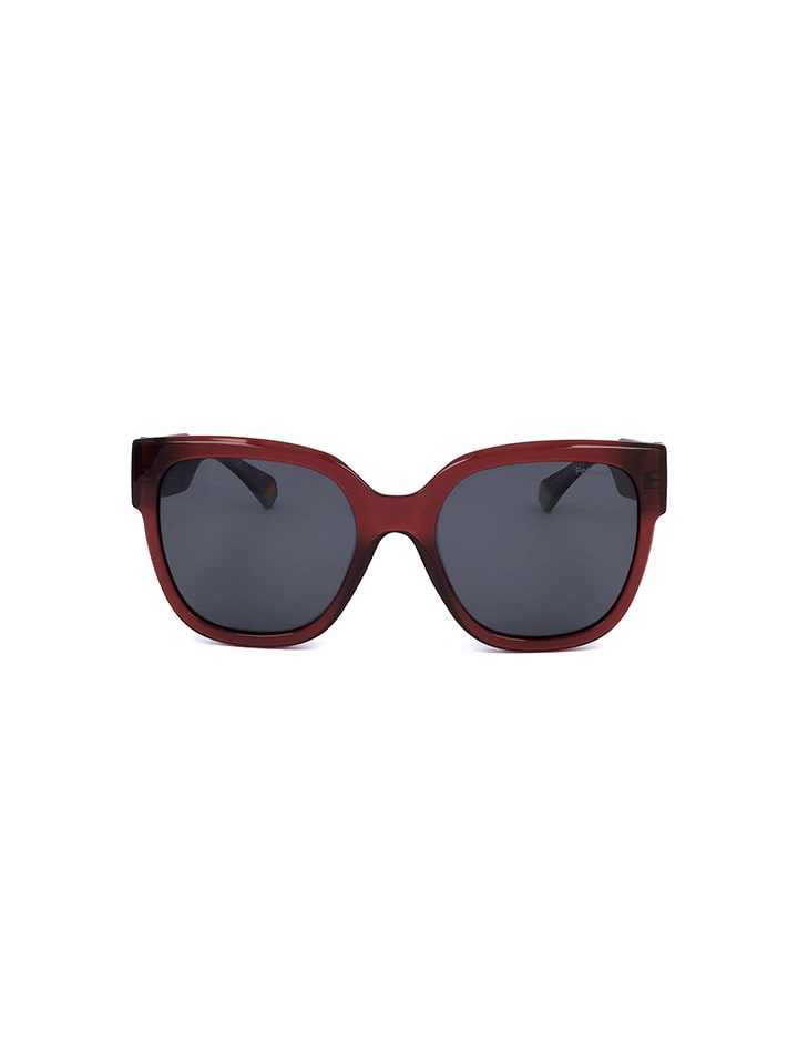 Polaroid Damen-Sonnenbrille in Rot/ Schwarz - 48% | Größe 55 | Damen-brillen