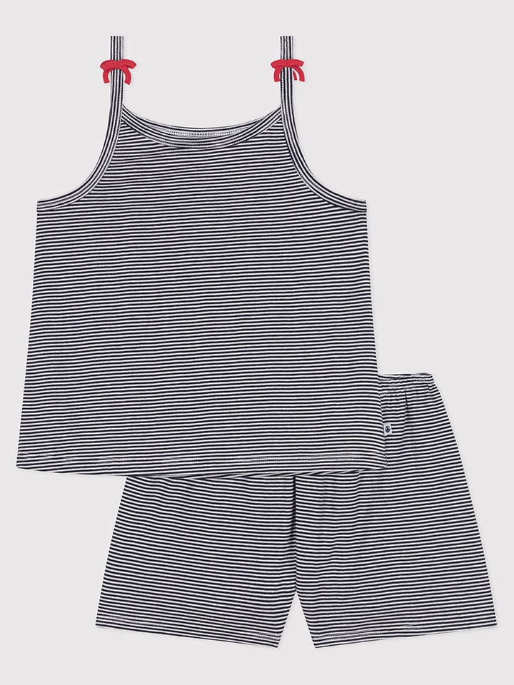 PETIT BATEAU Pyjama in Dunkelblau - 69% | Größe 86 | Baby-waesche