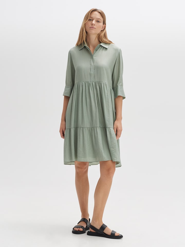 OPUS Kleid in Grün - 46% | Größe 40 | Damen-kleider