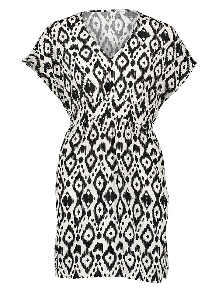 ONLY Kleid in Creme/ Schwarz - 50% | Größe M | Damen-kleider