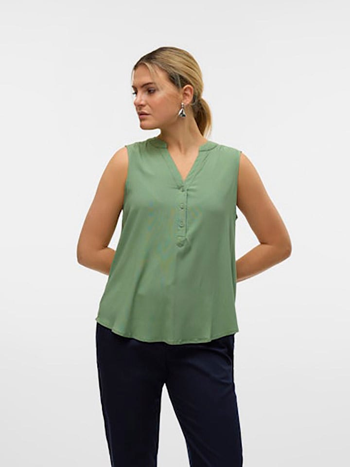 Vero Moda Blusentop in Grün - 57% | Größe S | Damen-tops