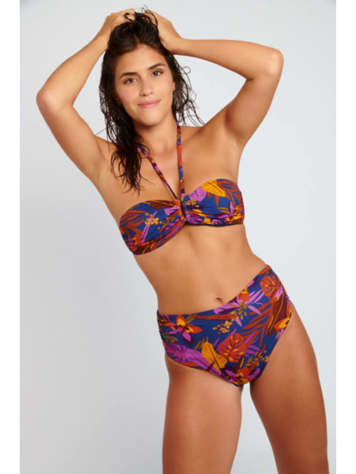 Livia Monte-Carlo Bikini-Oberteil "Gambeya" in Bunt - 65% | Größe 38C-Cup | Damen-bademode