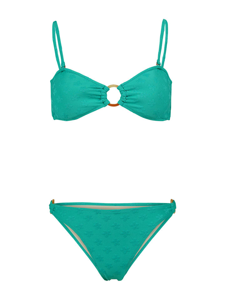 Brunotti Bikini "Saltie-Daisy" in Türkis - 58% | Größe 40 | Damen-bademode
