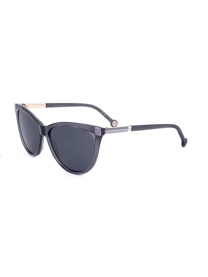 Carolina Herrera Damen-Sonnenbrille in Lila/ Grau - 56% | Größe 57 | Damen-brillen
