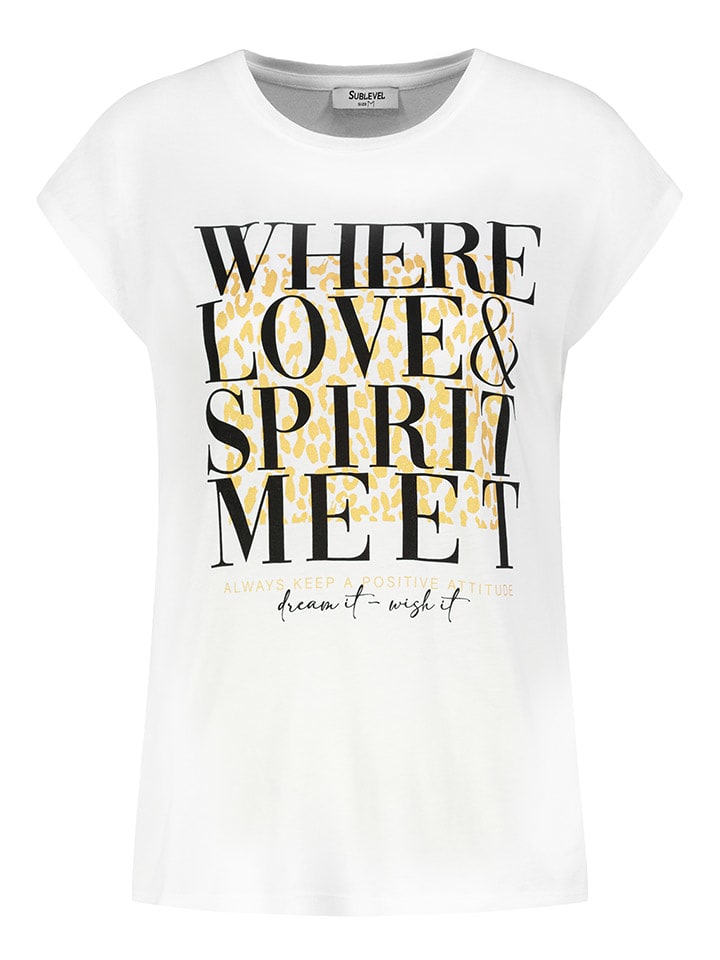 Sublevel Shirt in Weiß - 66% | Größe XS | Damen-tops