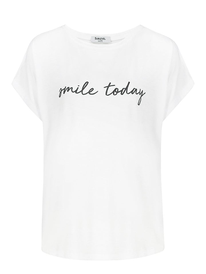 Sublevel Shirt in Weiß - 49% | Größe M | Damen-tops