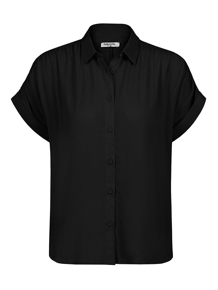 Sublevel Bluse in Schwarz - 65% | Größe XXL | Damen-blusen