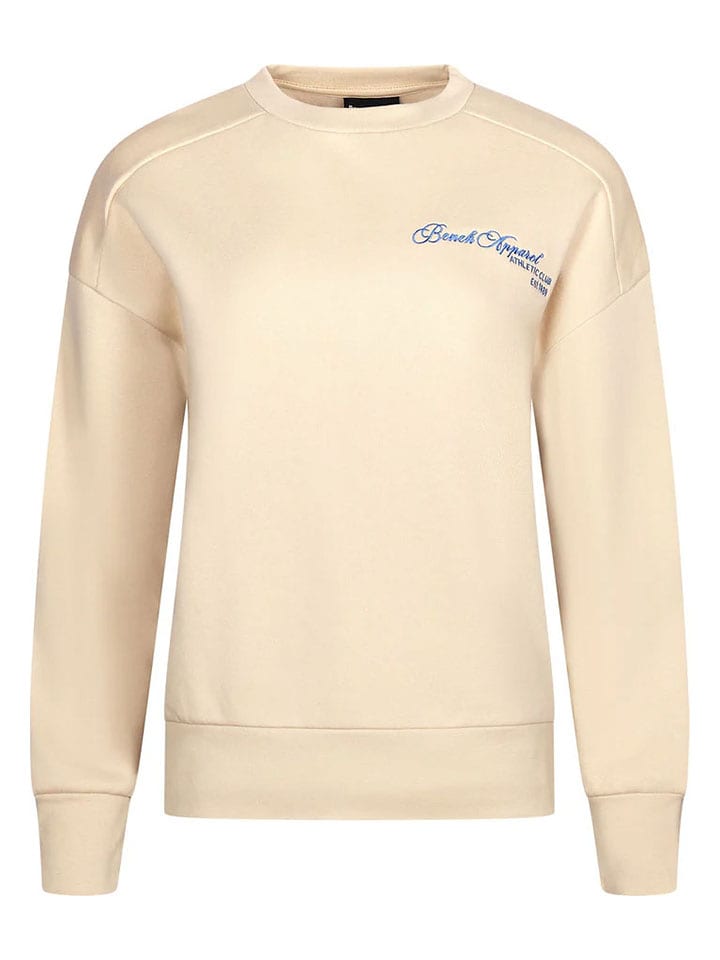 Bench Sweatshirts "Desta" in Creme - 80% | Größe 40 | Damen-sweatshirts-jacken