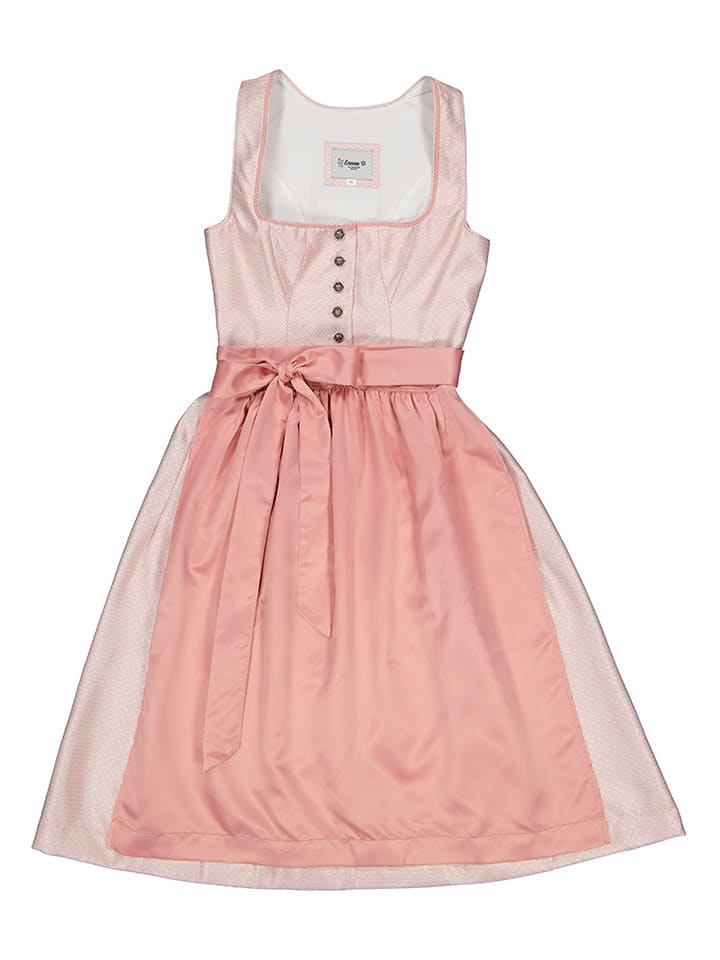 Turi Landhaus Dirndl in Rosa - 75% | Größe 44 | Damen-dirndl