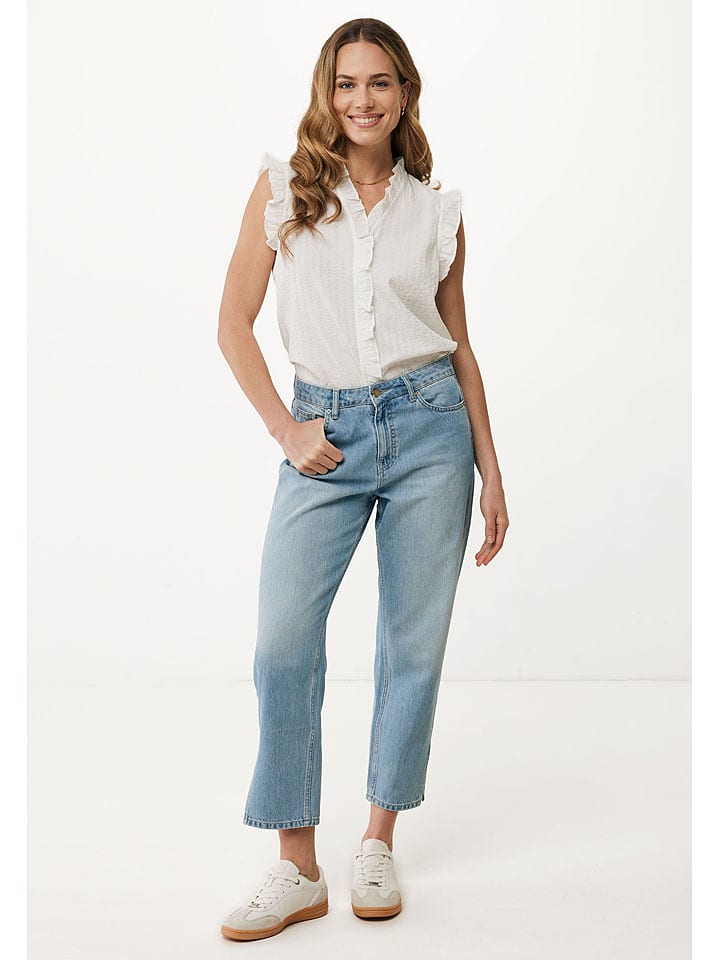 Mexx Jeans - Tapered fit - in Hellblau - 58% | Größe W29 | Damenjeans