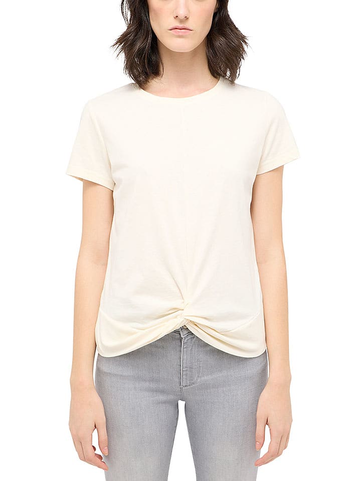 Mustang Shirt in Creme - 30% | Größe M | Damen-tops