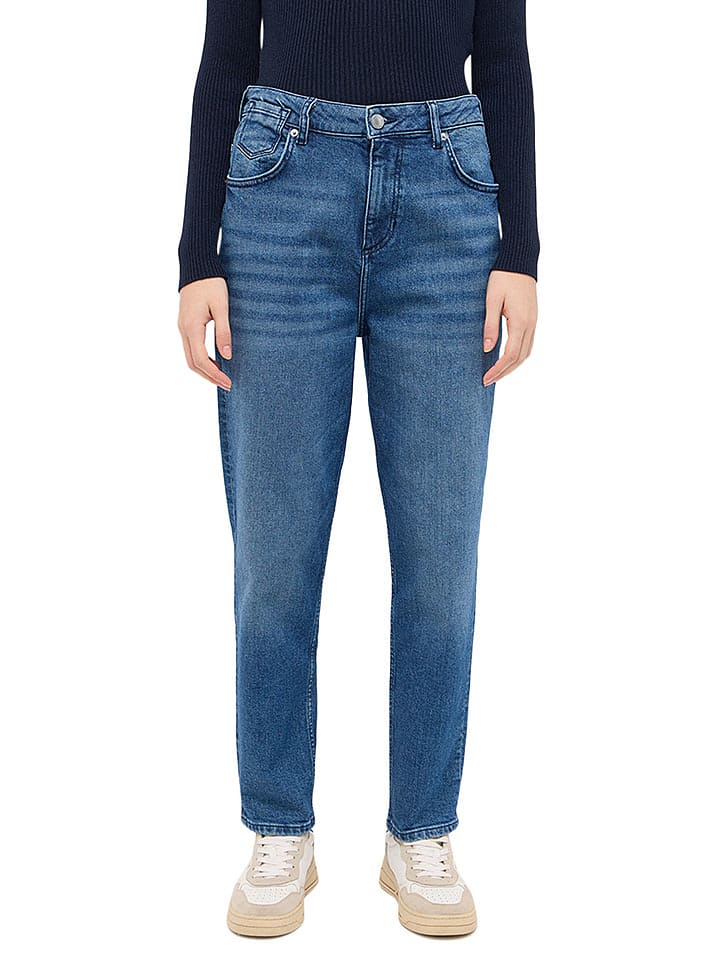 Mustang Jeans "Charlotte" - Tapered fit - in Blau - 77% | Größe W28/L34 | Damenjeans