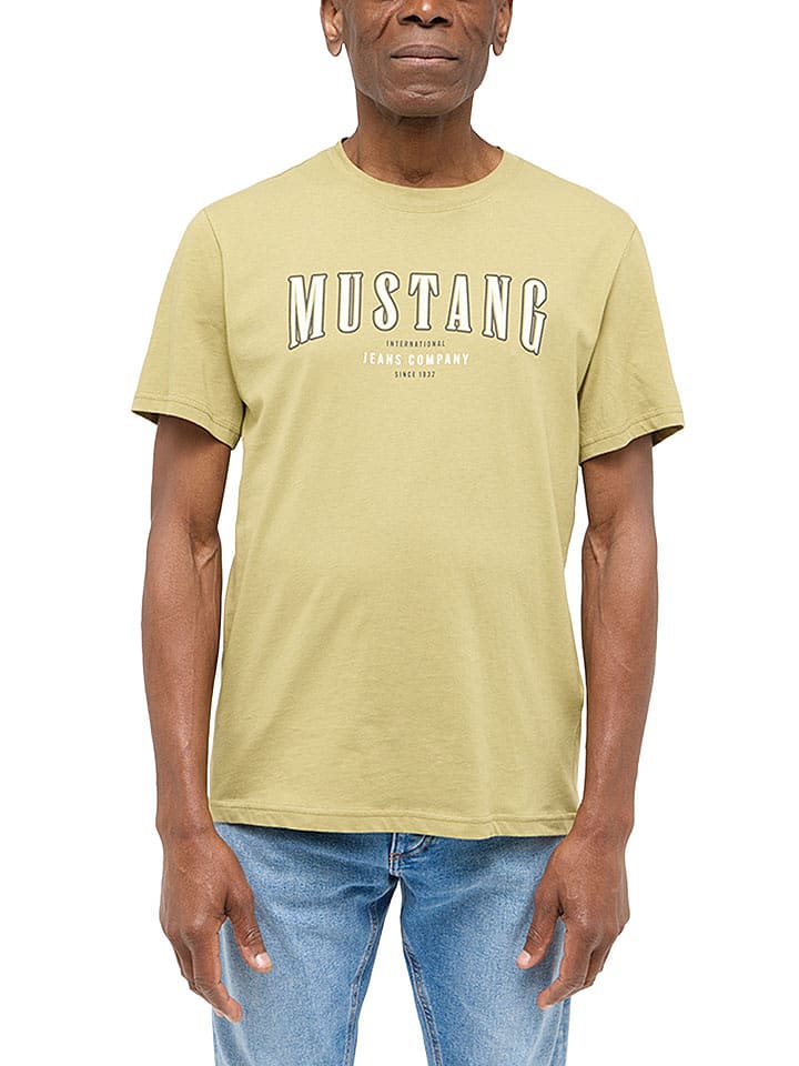 Mustang Shirt in Khaki - 52% | Größe XL | Herren-plussize