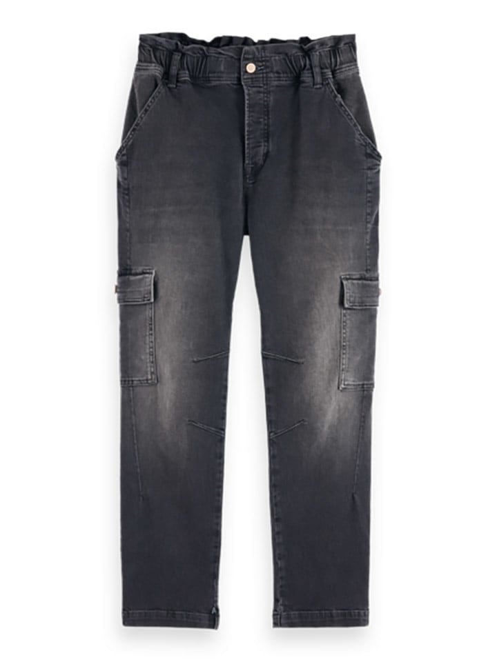 Scotch & Soda Jeans - Tapered fit - in Anthrazit - 73% | Größe W28/L32 | Damenjeans