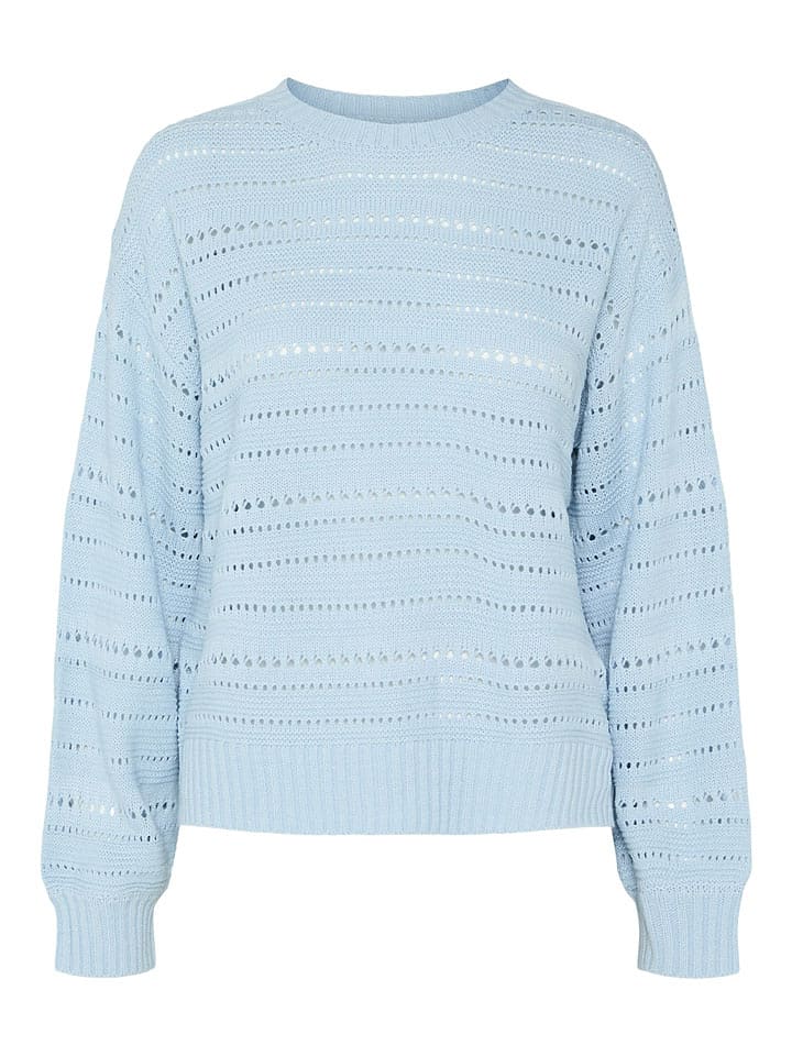 Pieces Pullover "Molly" in Hellblau - 70% | Größe XS | Damen-pullover-cardigans
