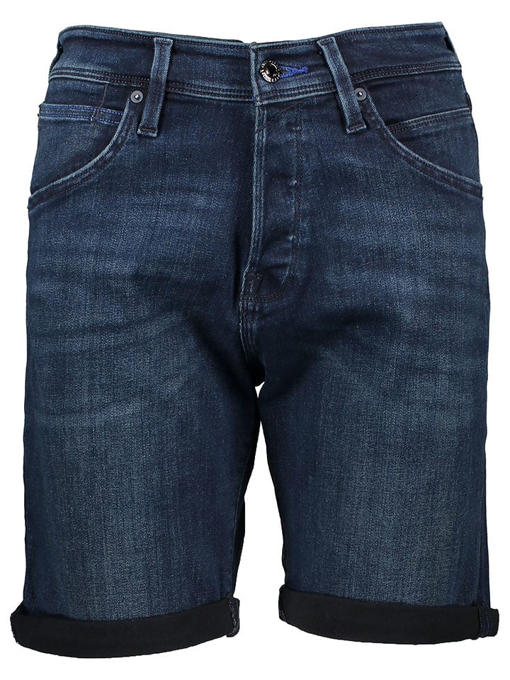 Jack & Jones Jeans-Shorts in Dunkelblau - 52% | Größe S | Herren-plussize