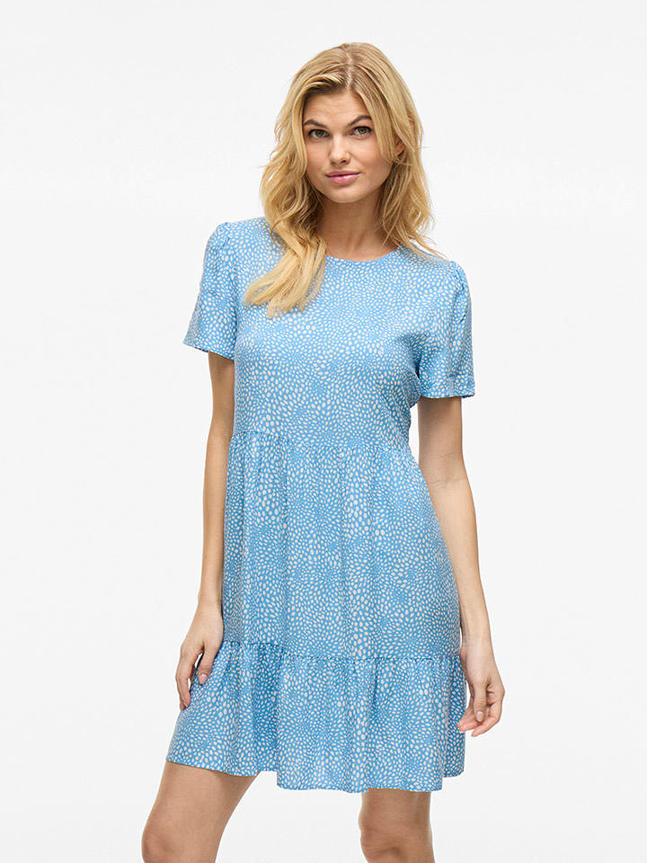 Vila Kleid in Hellblau - 71% | Größe 36 | Damen-kleider
