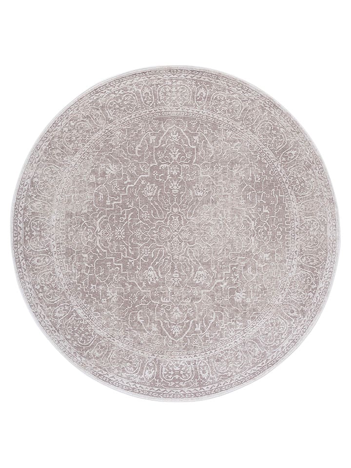 Safavieh Kurzflor-Teppich in Beige/ Creme - 35% | Größe 91x91 cm |