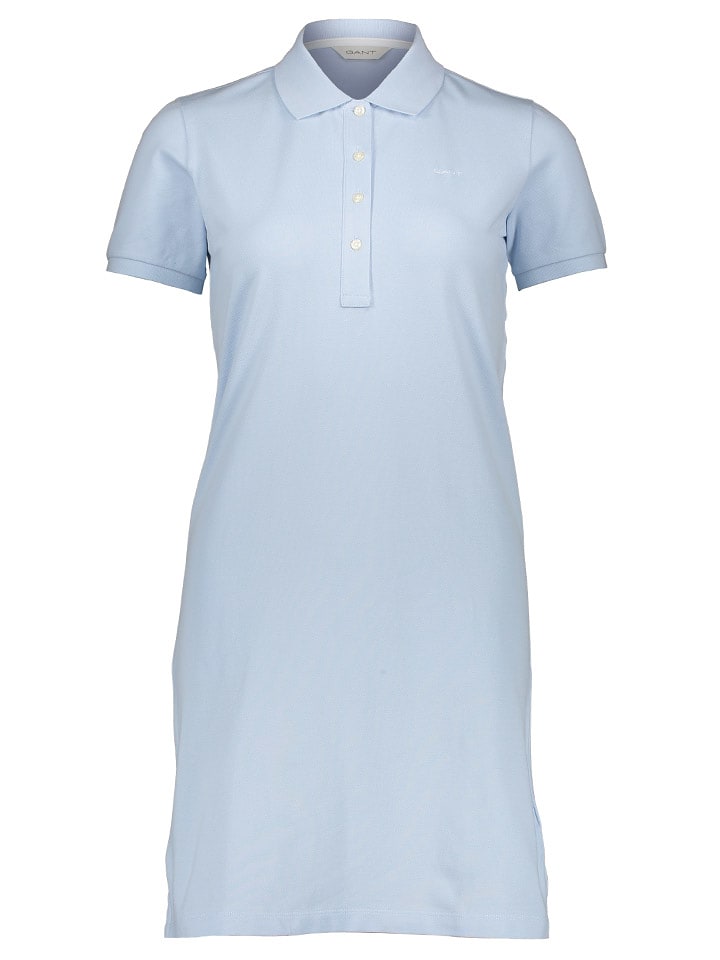 Gant Polokleid in Hellblau - 78% | Größe XS | Damen-kleider