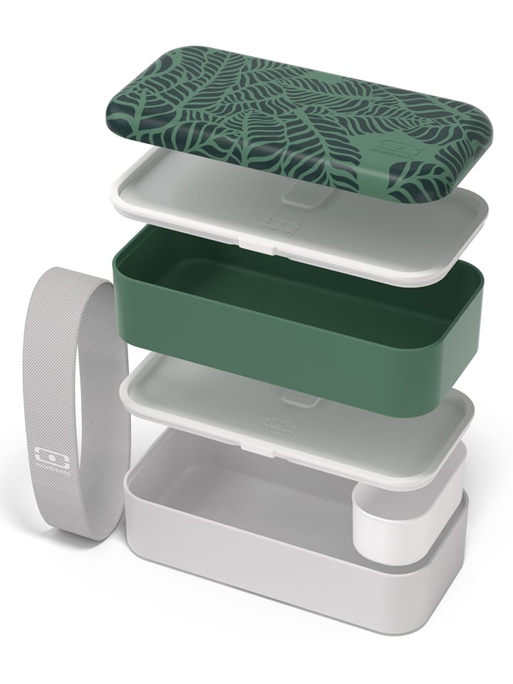 Monbento Lunchbox "Jungle" in Grün/ Grau - 1 l - 10% | Aufbewahren-servieren
