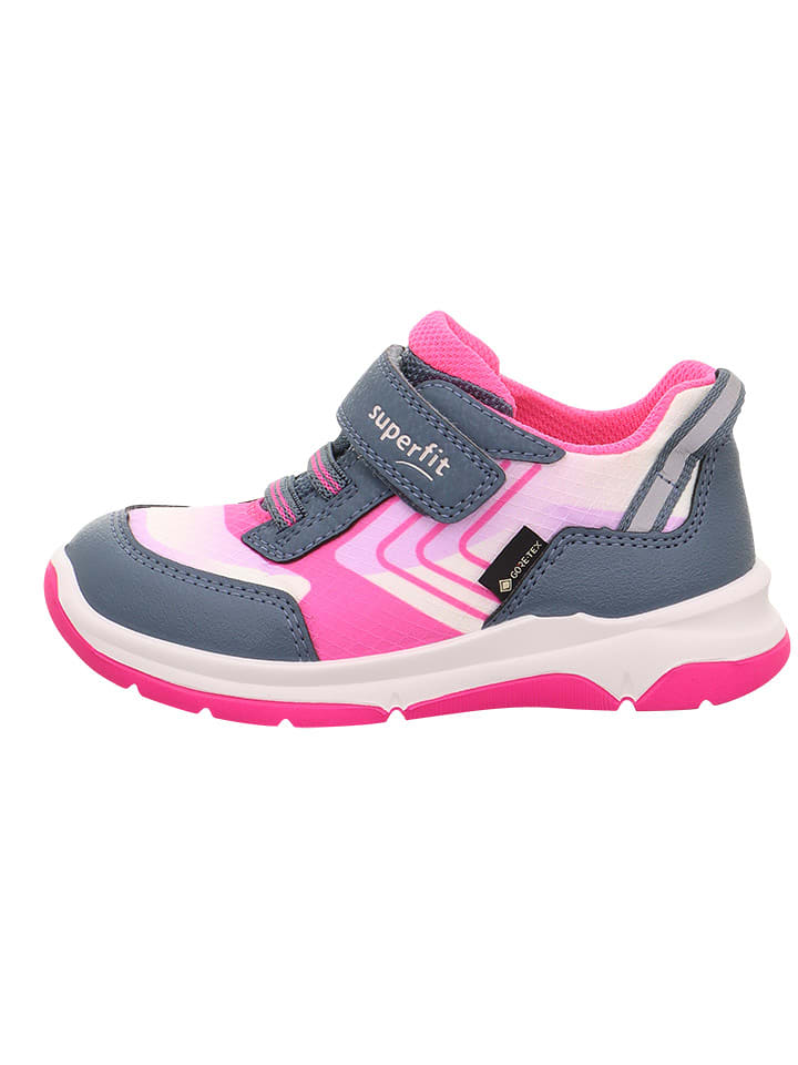 superfit Sneakers "Cooper" in Dunkelblau/ Rosa/ Pink - 38% | Größe 23 | Babysneakers