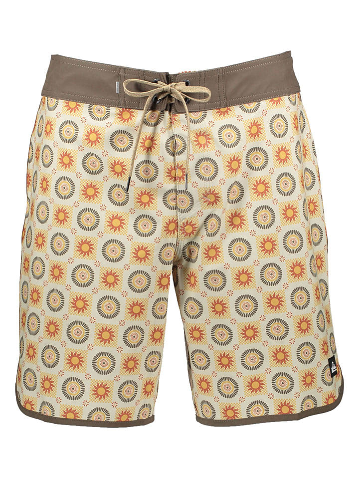 Quiksilver Badeshorts in Beige - 51% | Größe W36 | Herren-bademode-sport