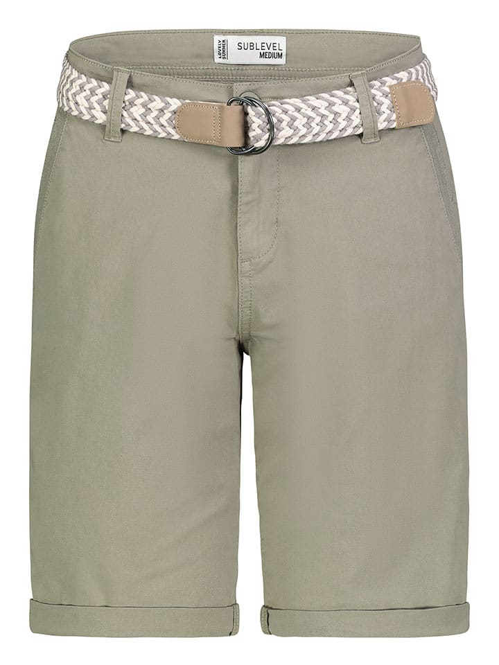 Sublevel Bermudas in Oliv - 44% | Größe XXL | Shorts