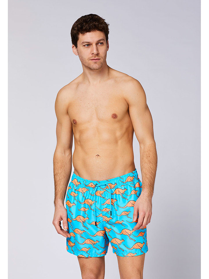 Chiemsee Badeshorts in Hellblau - 54% | Größe S | Herren-bademode-sport