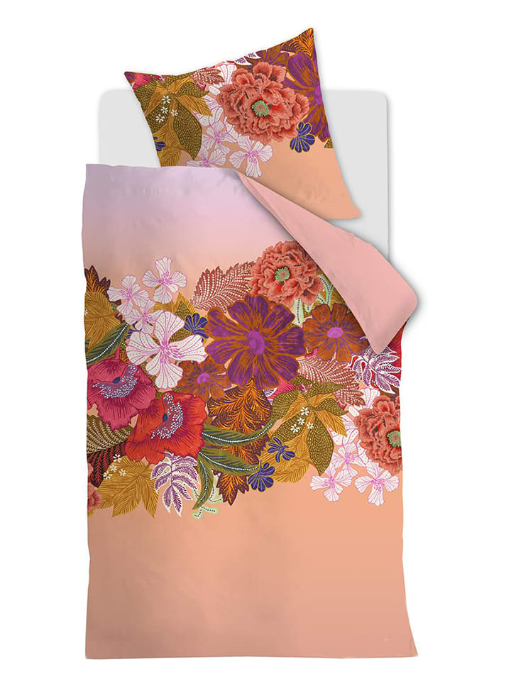 Beddinghouse Bettwäsche-Set ''Livia'' in Apricot/ Bunt - 55% | Größe 200x200/220 cm | Bettwaesche-bettwaren