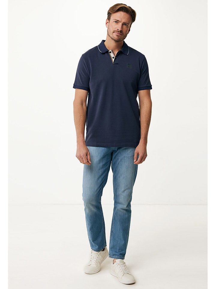 Mexx Poloshirt in Dunkelblau - 45% | Größe M | Herren-plussize