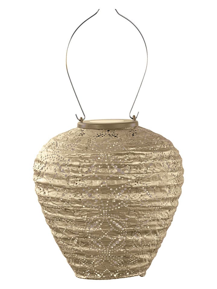 Lumiz LED-Solarlaterne ''Mandela Balloon'' in Gold - (H)20 x Ø 20 cm - 16% | Lichterketten-dekobeleuchtung