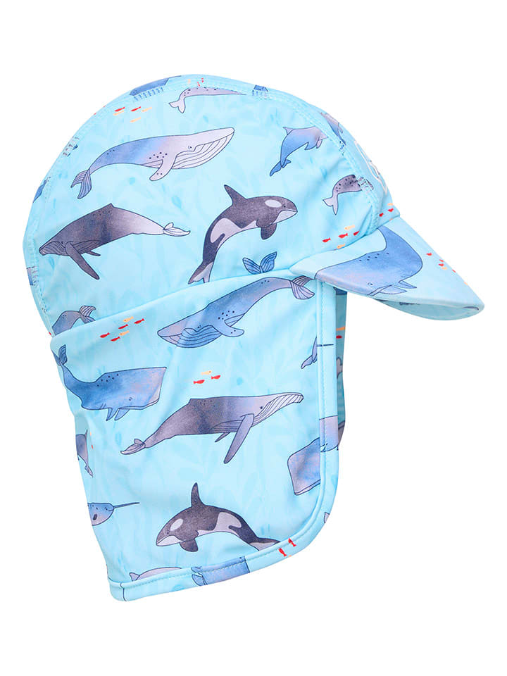 Color Kids Nackenschutzcap in Hellblau - 25% | Größe 50 cm | Baby-caps-huete