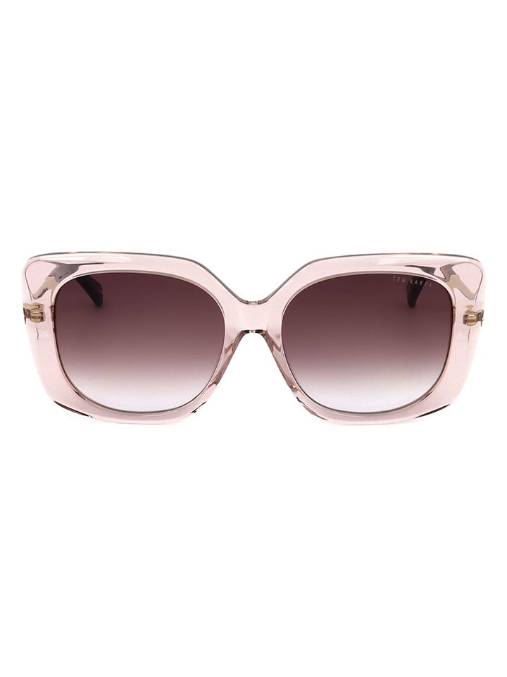 Ted Baker Damen-Sonnenbrille in Rosa/ Braun - 49% | Größe 54 | Damen-brillen