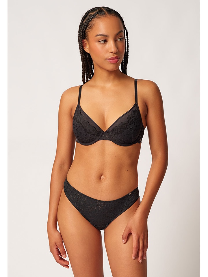 Skiny Spacer-BH in Schwarz - 46% | Größe 85B | Damen-bhs