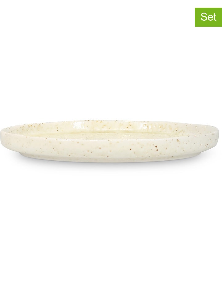 Salt and Pepper 4er-Set: Frühstücksteller ''Studio Urban'' in Creme - Ø 22 cm - 57% | Gedeckter-tisch