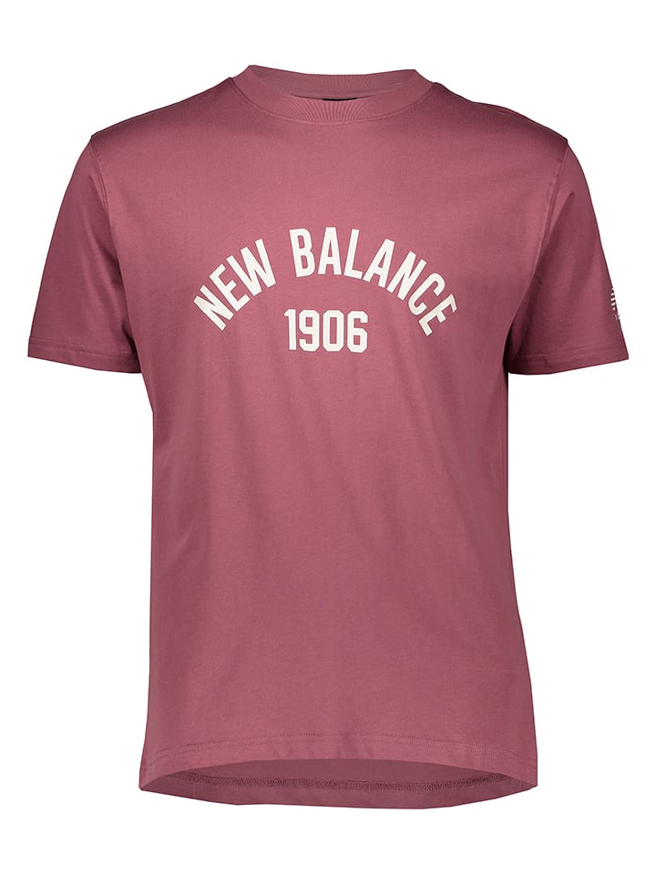 New Balance Trainingsshirt "Essentials Varsity" in Pink - 56% | Größe XXL | Damen-outdoor-tops-shirts