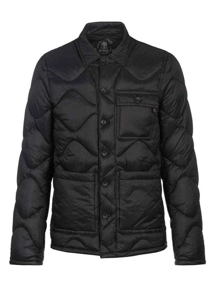 Herrlicher Steppjacke in Schwarz - 82% | Größe S | Herrenjacken