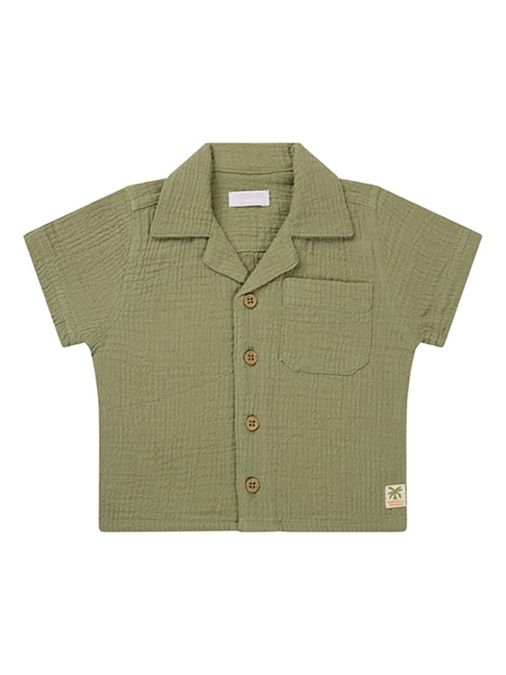 Noppies Hemd "Orizaba" in Khaki - 68% | Größe 80 | Baby-hemden-blusen